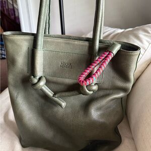Olive Green Tote Bag